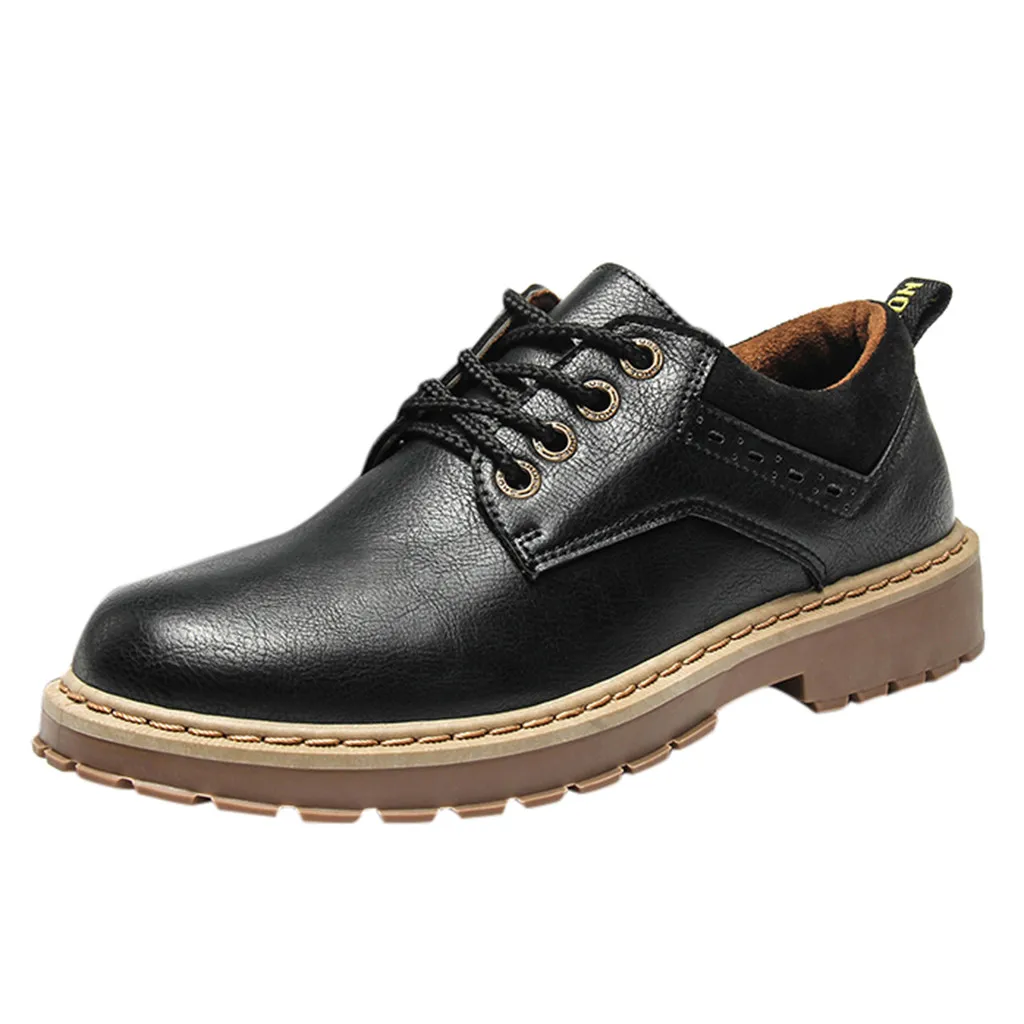 

SAGACE Men's British Style Casual Shoes Low-Top Non-Slip Wear-Resistant Tooling Shoes Men Sneakers In Men's Casual Shoes aug 14