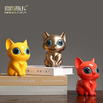 

Luxury Creative Ornaments Resin Art Abstract Minimalist Living Room Personality Garden Figurines Animal Hogar Home Decor AB50XB