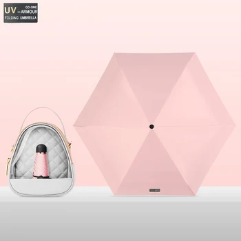 

Pocket Size Gift Rainproof Sun Rain Fashion Folding Compact Windproof Travel Dual Use Lightweight Anti UV Sunshade Mini Umbrella