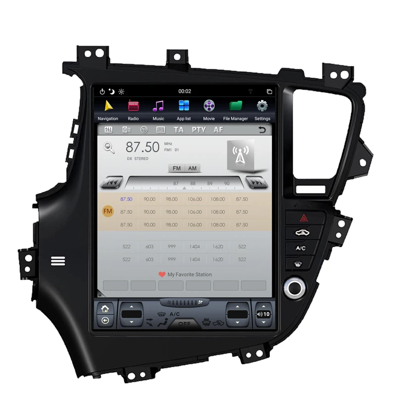 Top NAVITOPIA 12.1inch 4G+64GB Tesla Style Vertical Screen Android 8.1 Car DVD GPS Navigation for Kia K5 2011 2012 2013-2015 11