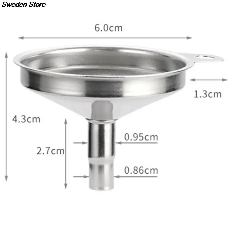 NEW 1pc Stainless Steel Mini Funnel Filling Hip Flask Beer Liquid Oil Tools Small Mouth Infusing Oils, Jams, Spirits