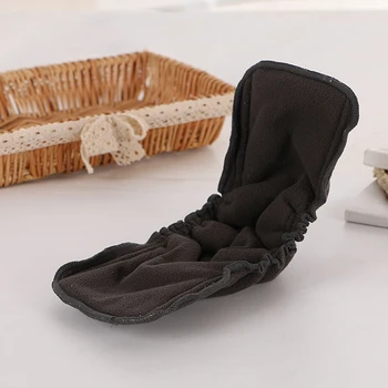 

Brand New Bamboo Charcoal Reusable Diaper Inserts Bamboo Cotton Changing Mat Microfiber Nappy Liners Washable Cloth Diapers