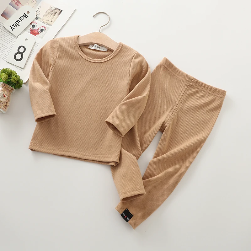 New Fashion Baby Girl pajamas For Kids Boys Children Clothes Autumn Winter Toddler Set Pink Soft Comfortable Long sleeve 7 Years (8)