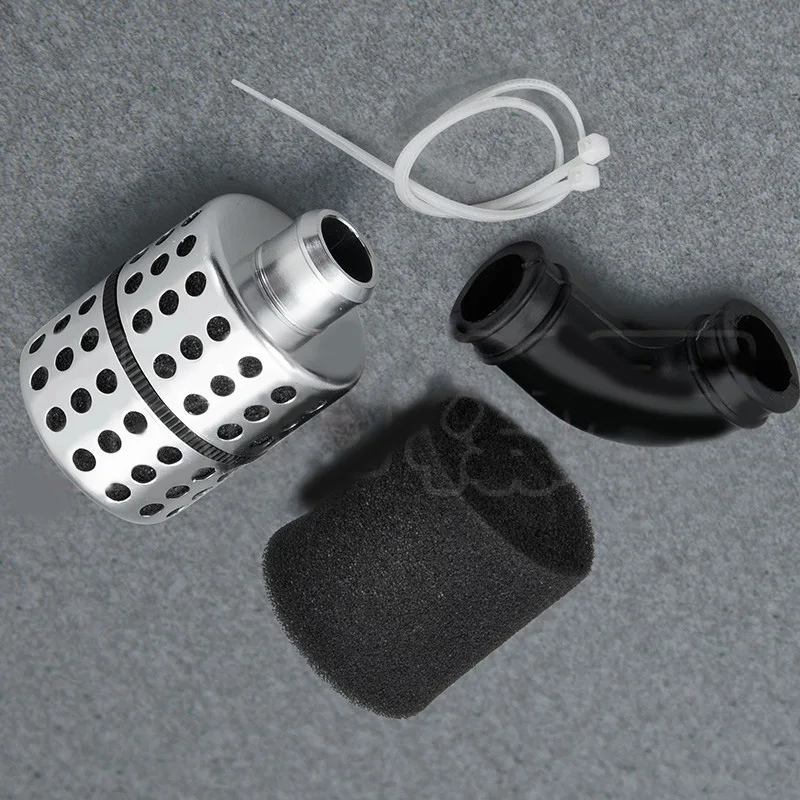 

Motorcycle CNC Air Cleaner Intake Filter 1/8 RC Model Aluminum Alloy Decoration