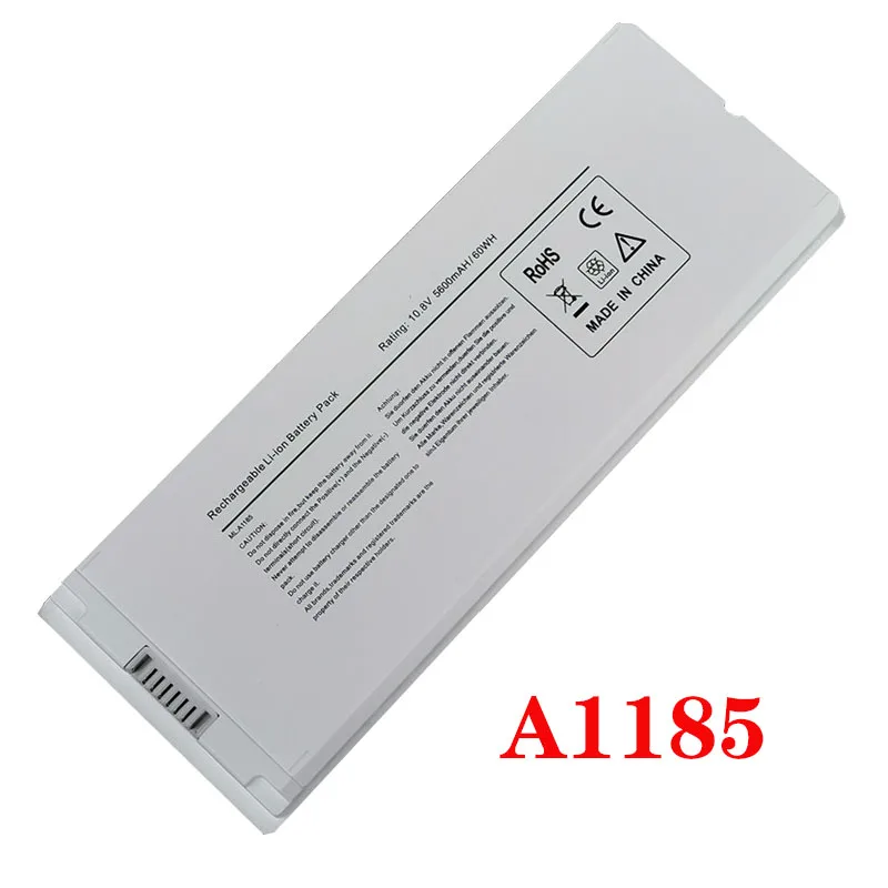 Аккумулятор A1185 для ноутбука Apple MacBook 13 дюймов A1181 (2008 лет) MA566 MA254 MA255 MA472 MA699 MA700 MA561