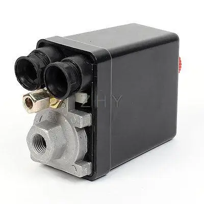 AC 240V 20A 175 PSI переключатель давления черный клапан для воздушного компрессора