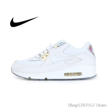 

Original Tenis Nike AIR MAX 90 PREMIUM Women's Running Shoes Sport Outdoor Sneakers 443817-104 Airmax 90