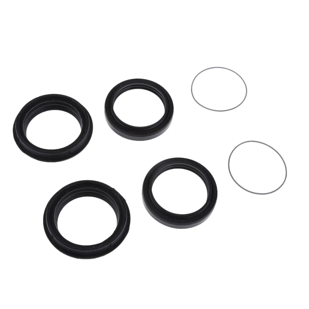Rubber Front Fork Damper Oil Seal And Wiper Kit Fit Yamaha XJR400 41x53x8mm