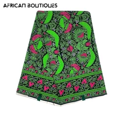 Cire africaine Ankara 100% coton batik, nouveau tissu imprimé africain, 6 mètres, pour vêtements, accessoires de couture 
