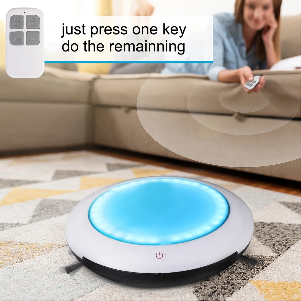 

Automatic Robot Vacuum Cleaner Multifunction Intelligent Robotic Floor Vacuum Cleaner Dust Sweeper Brush Home Robots