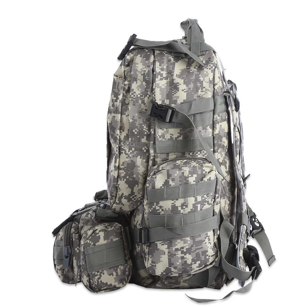 Тактический рюкзак 4 в 1 50 л военные сумки армейский Molle уличная спортивная сумка