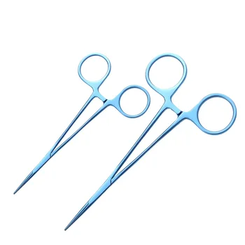 

Titanium alloy straight head elbow total tooth pattern hemostatic forceps cosmetic and plastic surgery tools fine pattern hemost