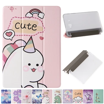 

For Samsung Tab A6 A 6 2016 Case Cartoon Three Fold Leather Cover For Samsung Galaxy Tab A6 7.0 inch SM-T280 T285 Cover Cases