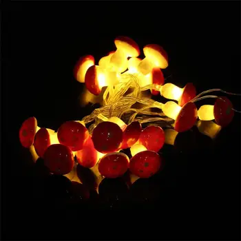 

TWISTER.CK 2M 20 LED Mushroom Shape Wire String Light Decoration Party Fairy Light