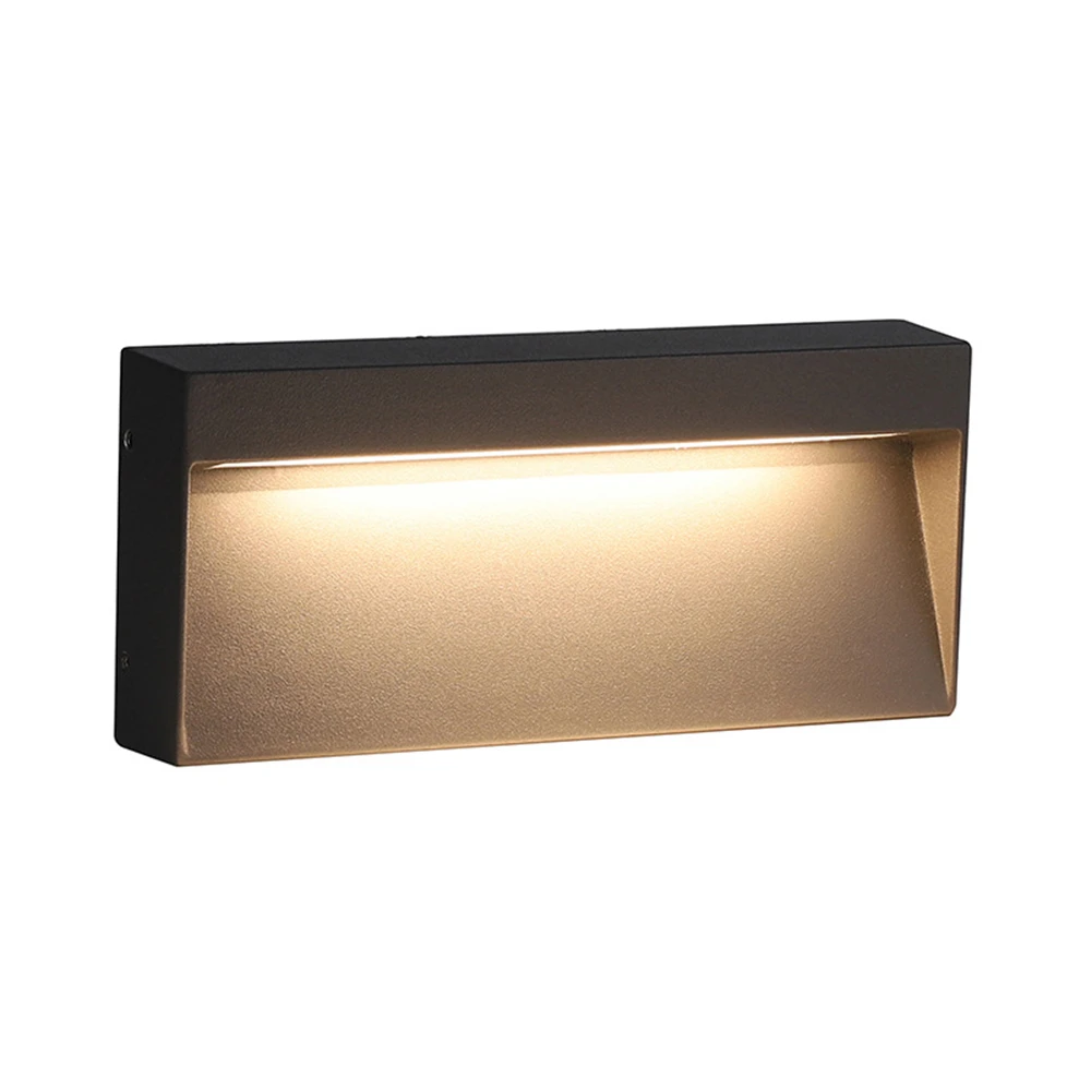6W 12W LED 방수 계단 조명 코너 조명 실내외 방수 풋라이트 알루미늄 블..