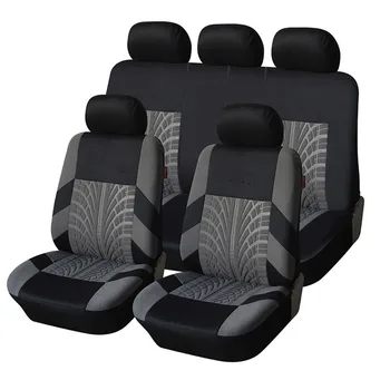 

Universal Car Seat Covers Set Fit Most Cars Covers with Tire Track Detail Styling Car Seat Protector Car Accessories