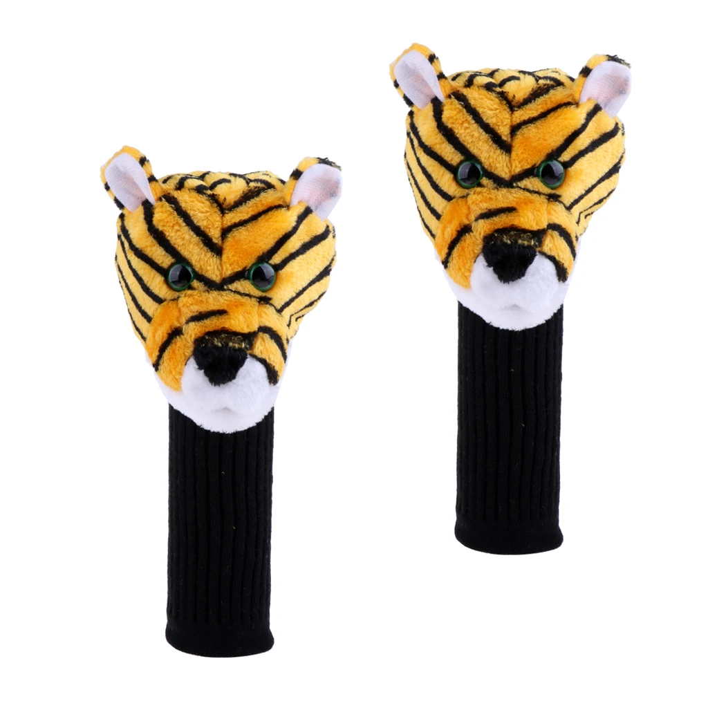 2 шт. защитная крышка для головы гольф клуба защита гольфа с животными Защитная 460