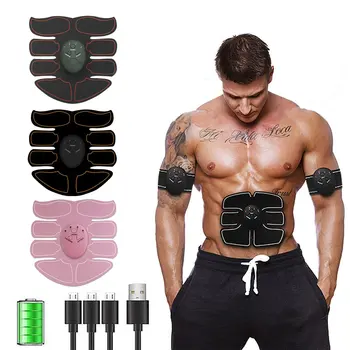 

EMS Muscle Stimulator ABS Abdominal Muscle Toner Body Fitness Shaping Massage Patch Sliming Trainer Exerciser Unisex