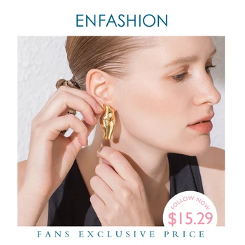

ENFASHION Body Part Thigh 3D Drop Earrings For Women Gold Color Leg Special Long Dangle Earings Fashion Jewelry Kolczyki E191108