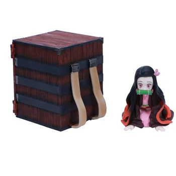 

Devil's Blade Anime Figures GK Statue UP ART MINI Nezuko PVC Demon Slayer Kimetsu No Yaiba Action Figures Collectible Model Toys