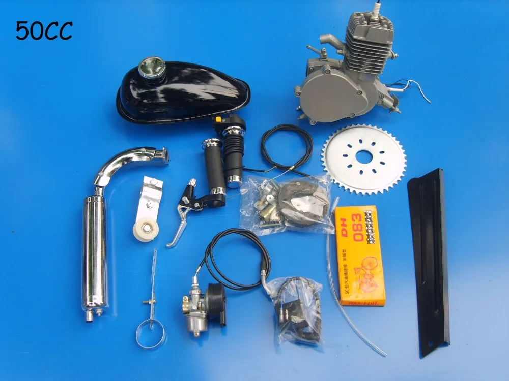 Motorized Bicycle Bike 50cc 2 Stroke Petrol Gas Engine Motor Kit Ebike 26 Or 28 (8)