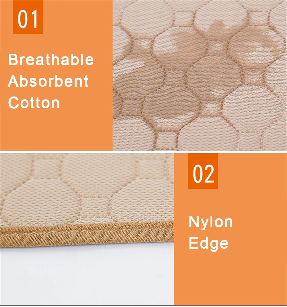 New Absorbent Urine Pad Diapers Waterproof Washable Reusable Environment Protection Diaper Mat For Small Dog Puppy Training PadNew Absorbent Urine Pad Diapers Waterproof Washable Reusable Environment Protection Diape