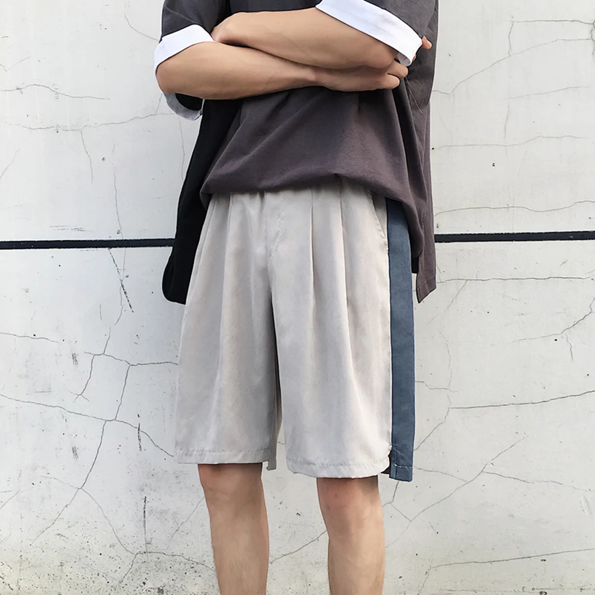 Разборчивые летние однотонные повседневные мужские шорты в стиле пэчворк, мужские пляжные шорты, брендовая одежда, мужские шорты 4XL 5XL