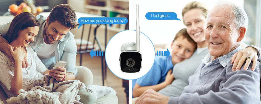 Ip-камера Yanitek, Wifi, 2MP, водонепроницаемая, HD, H.264, камера безопасности, уличная, беспроводная, ночное видение, камера наблюдения, HD CCTV, камера