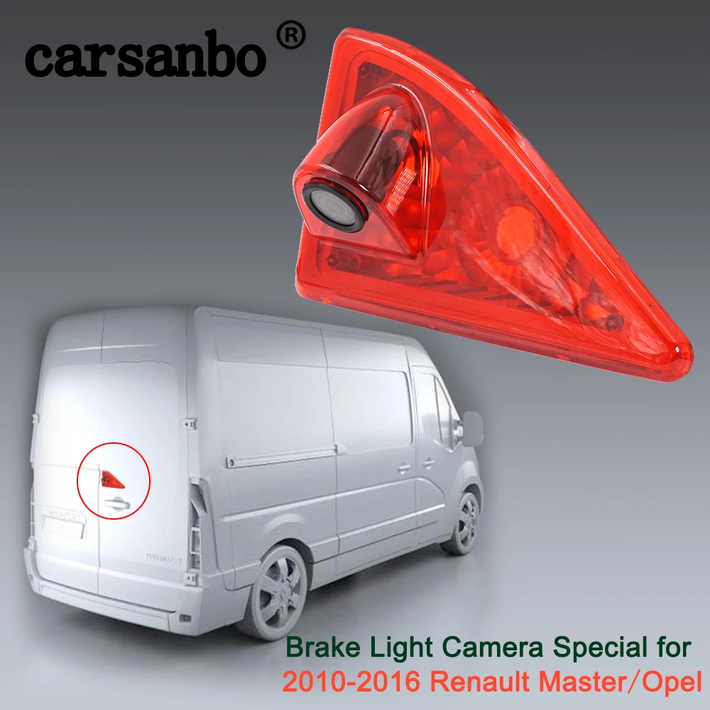 

Car Reversing Rear view Brake Light Backup Camera for 2010-2016 Renault MasterOpel with 7 inch rearview mirror monitor optional