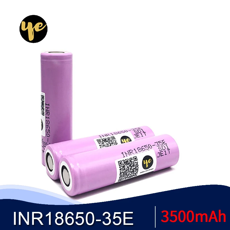 Оригинал для samsung 18650 3500mAh INR18650 35E li ion 3 7 v Аккумуляторная батарея электронной