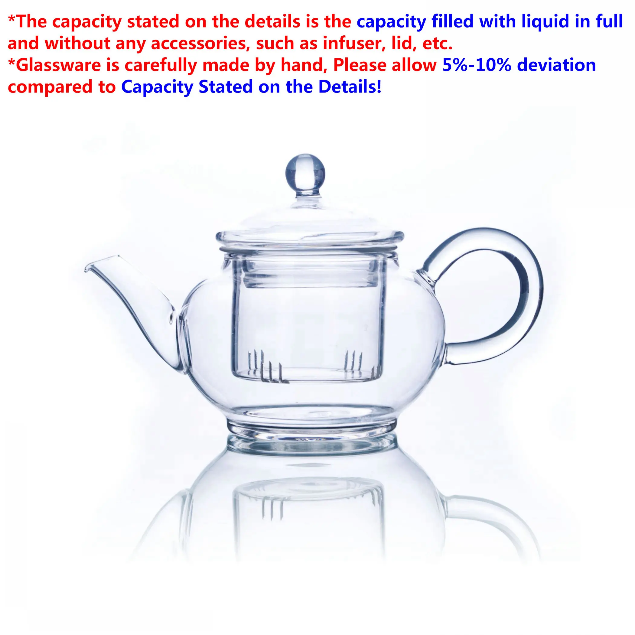 1x 3in1 Mini Kung fu Coffee TeaSet- Heat-Resisting Glass Tea Pot with infuser+2*30ml Small Double Wall Cups