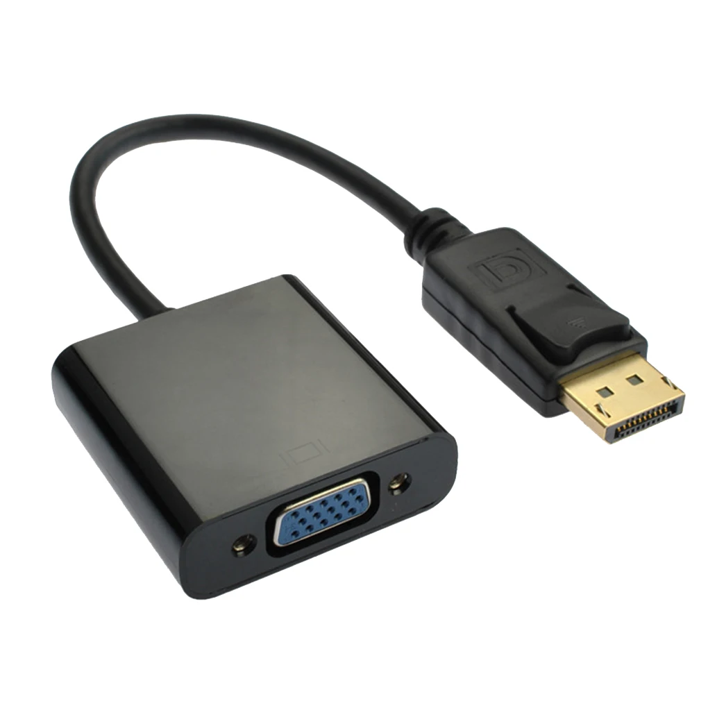 DisplayPort Display Port DP To VGA Adapter Cable Male Female Converter For PC Computer Laptop | Электроника