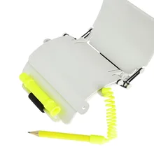 

3-Page Underwater Diving Notepad Wrist Type Writing Board Dive Slate With Pencil And O-Rings Scuba Gear Accessory Snorkeling