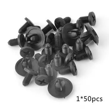 

New 50pcs 1914 8mm Plastic Car Interior Trim Card Panel Fixed Clamp Vehicle Door Bumper Fastener Buckle Universal for Honda