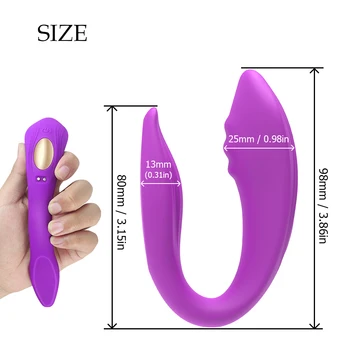 Underwear Vibrator for Women Wireless Remote Dual Vibrating Clit Sex Toys Female Masturbator Rechargable Panties Sexy Product 6