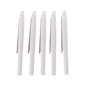 

5Pcs/Set Foldable Stainless Steel Scraping Ear Hair Remover Knife Earpick Tool Q1QD