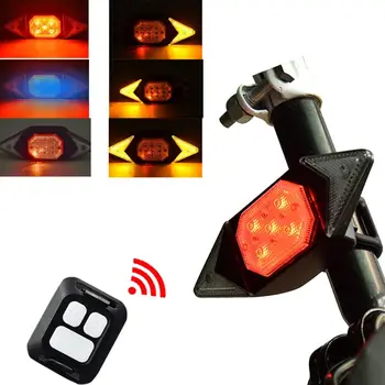 

Smart Turn Signal Bike Cycling Tail Lights USB Rechargeable Bicycle Rear Light