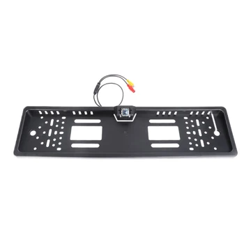 

Night Visible 12 LED Car Rear View camera EU License Plate Frame Back Up Camera