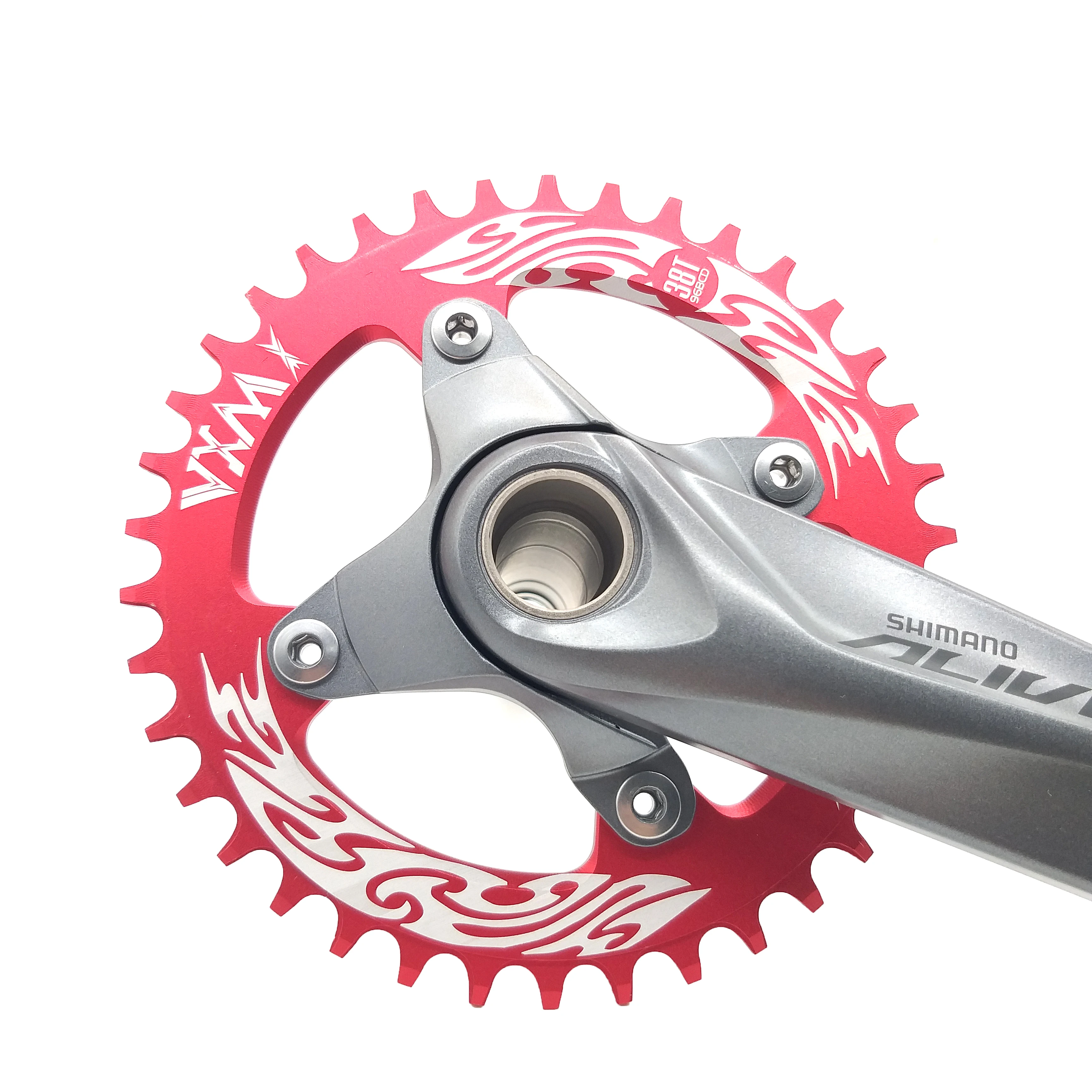 Shimano Alivio M4050 велосипед mtb коленчатый набор с VXM 96BCD круглой узкой широкой цепью 32T 34T