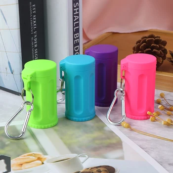 

Durable Portable Mini Ashtray Pocket Ashtray Keychain Candy Color Car Ashtray Italy Outdoor Smoking Accessories Beach Ashtray