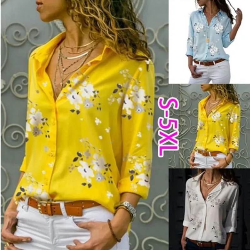 Women White Blouses Basic Selling Button Solid 2019 Autumn Long Sleeve Shirt Female Chiffon Women's Slim Clothing Plus Size Tops Women White Blouses Basic Selling Button Solid 2019 Autumn Long Sleeve Shirt Female Chiffon Women's Slim Clothing Plus Size Tops