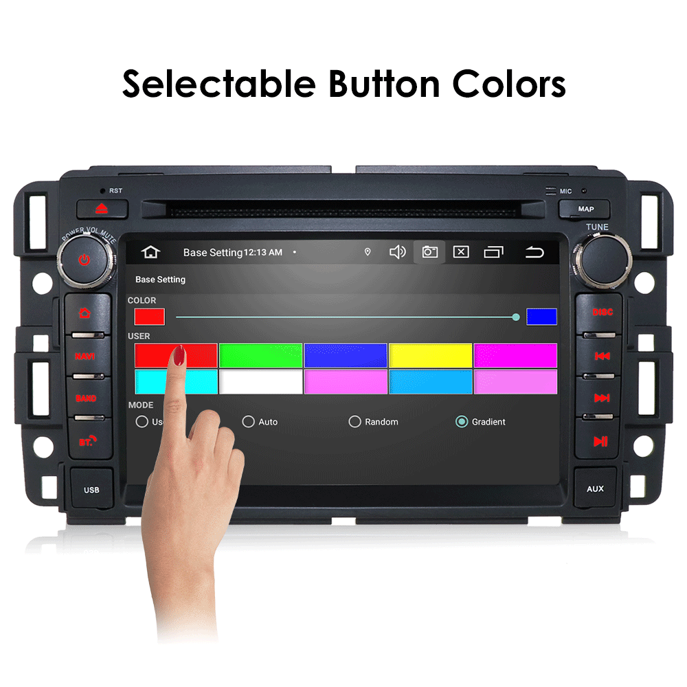 Android 9,0 автомобильный dvd-плеер радио для GMC Chevrolet Chevy Yukon Tahoe Sierra Acadia Suburban RDS DSP ips 4G wifi BT SWC DAB+ DVR