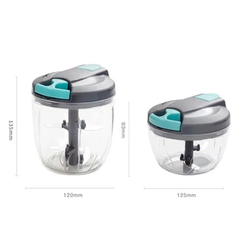 

500ML/900ML Vegetable Fruit Cutter Processor Chopper Garlic Cutter Food Fruit Twist Shredder Meat Blender Crusher Kitchen Tools