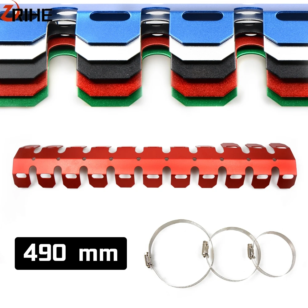 Motorcycle Exhaust Muffler Pipe Leg Protector Heat Shield Cover For YAMAHA YZ125 YZ250 YZ426F YZ450F YZ250F YZ 125 250 426F 250F