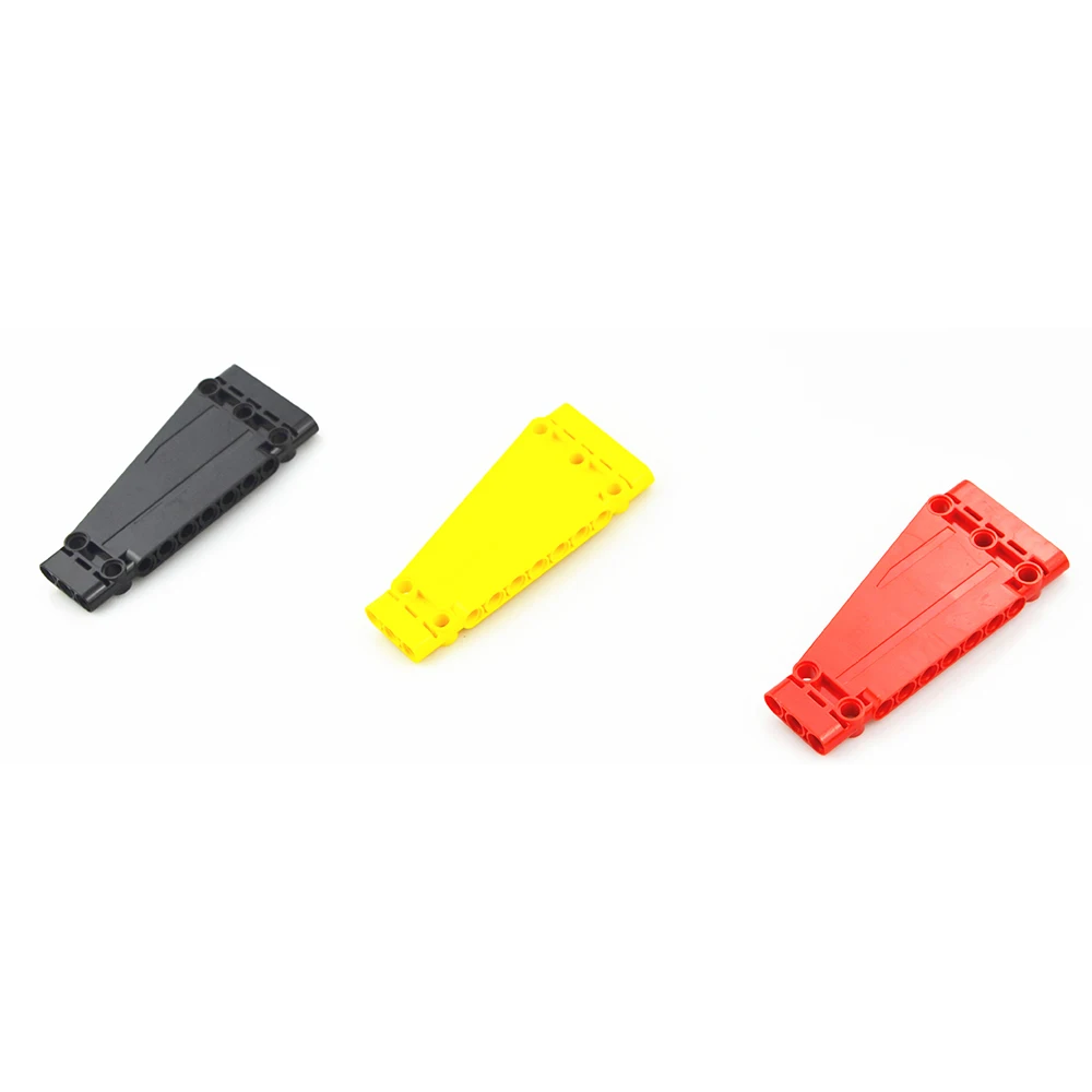 셀프 잠금 브릭 MOC 빌딩 블록 기술 부품 12개 각도가 있는 패널 5X11X3 레고 18945와 호환 가능 소년용 장난감