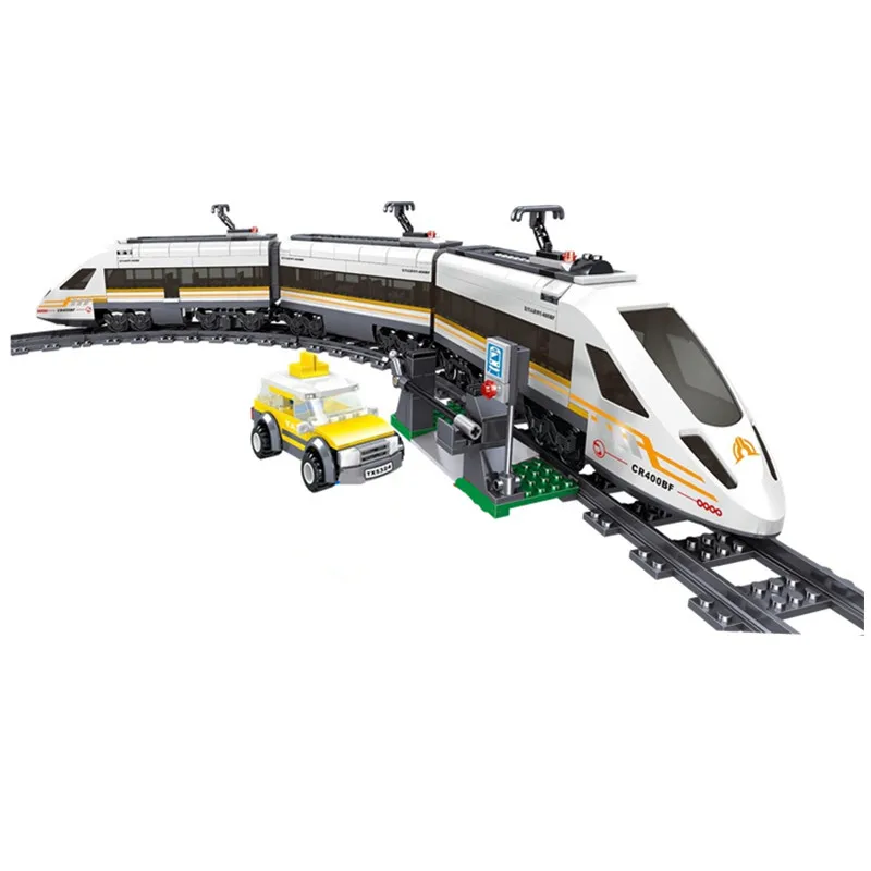 

2019 City Creator Technic Series City Fuxing High Speed Train Station With 20 Tracks Model Building Blocks Bricks Toys Juguetes