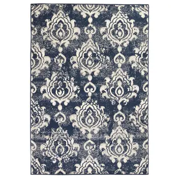 

Vidaxl teppich modern Barock-ornamente vintage 120x170 cm beige/Blau