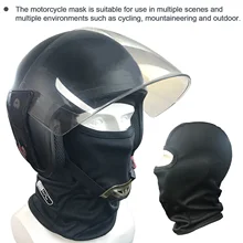 2021 New Full Face Mask Motorcycle Cycling Outdoor Riding Helmet Under Layer Hood Balaclava Mask Neckerchief Breathable Headgear