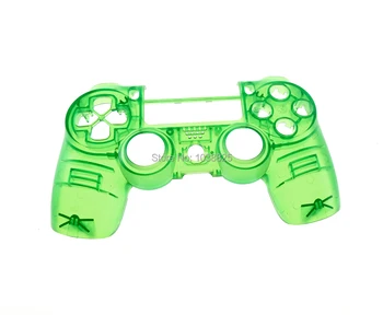 

1pc JDS-040 JDM-040 transparent crystal top front shell cover clear faceplate case cover for ps4 pro jds 040 jdm 040 controller