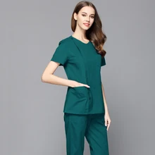 Special Price New Style Women Fashion Scrub Top Doctor Nurse Uniform Side Opening Front Shirt with Concealed Zipper Surgery Scrub (just A Top) Special Price New Style Women Fashion Scrub Top Doctor Nurse Uniform Side Opening Front Shirt with Concealed Zipper Surgery Scrub (just A Top)